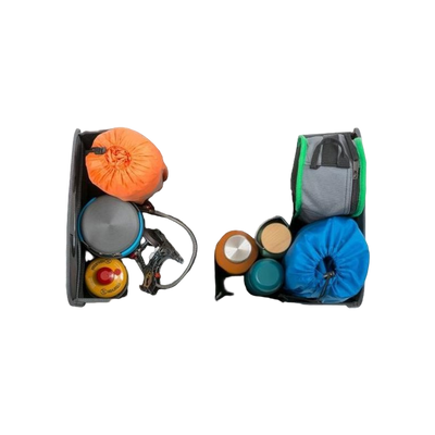 Highlander Sherpa Folding Storage Box - Grey