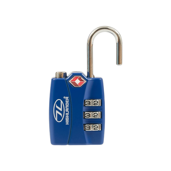 Highlander Tsa Alert Combination Lock - Blue