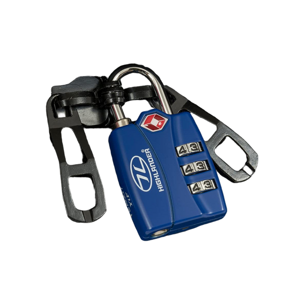 Highlander Tsa Alert Combination Lock - Blue