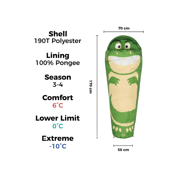 Highlander Dinosaur 300 Mummy Sleeping Bag