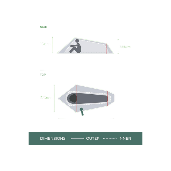 Highlander Blackthorn 1 Gen 2 Dome Tent Scarab Green