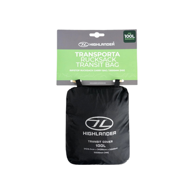 Highlander Transporta Rucksack Transit Bag Blk