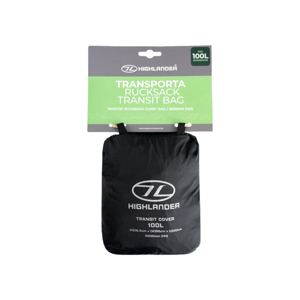 Highlander Transporta Rucksack Transit Bag Blk