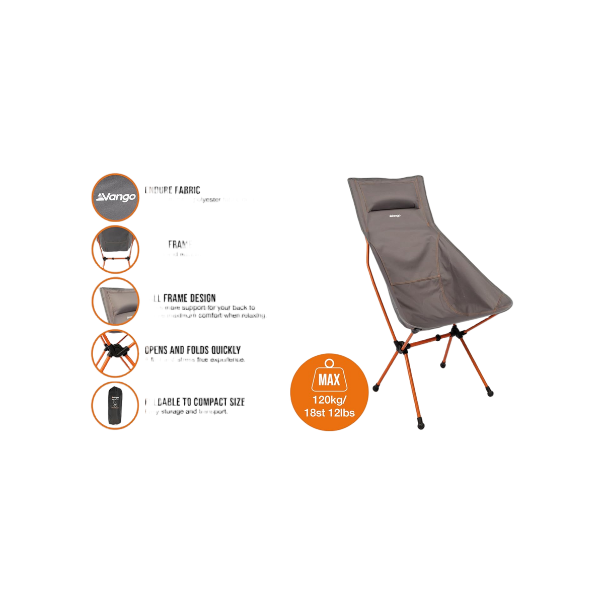 Vango Micro Tall Chair