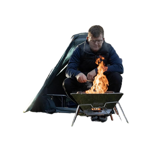 Vango Ranger Portable Charcoal BBQ - Compact Steel Barbecue