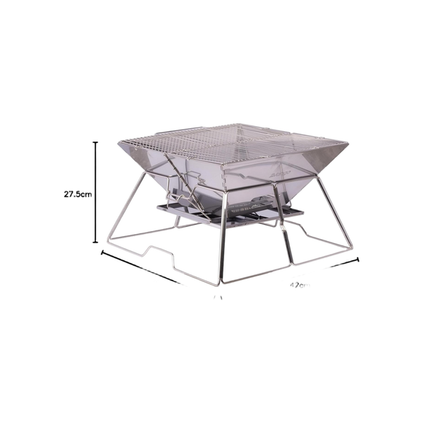 Vango Ranger Portable Charcoal BBQ - Compact Steel Barbecue