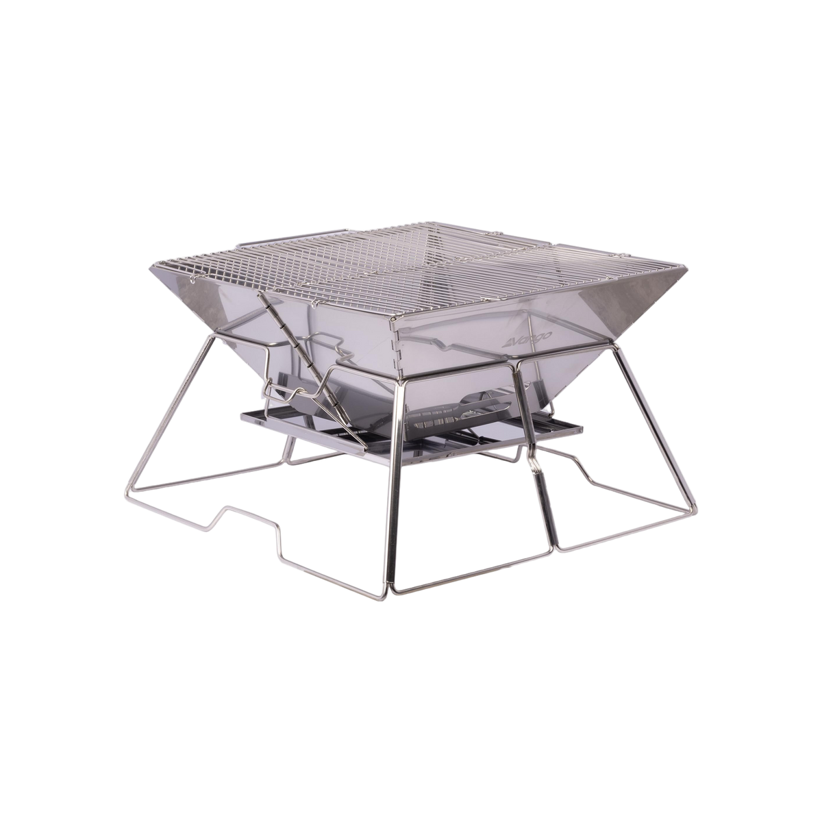 Vango Ranger Draagbare Houtskool BBQ - Compacte Stalen Barbecue