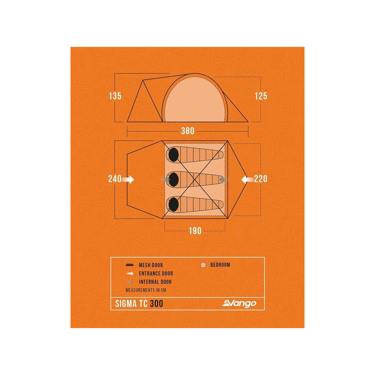 Vango Sigma TC 300 3 Persoons
