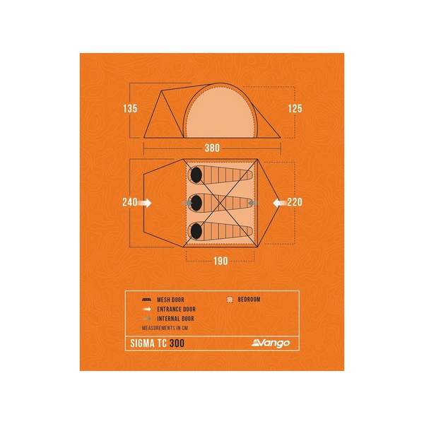 Vango Sigma TC 300 3 Persoons
