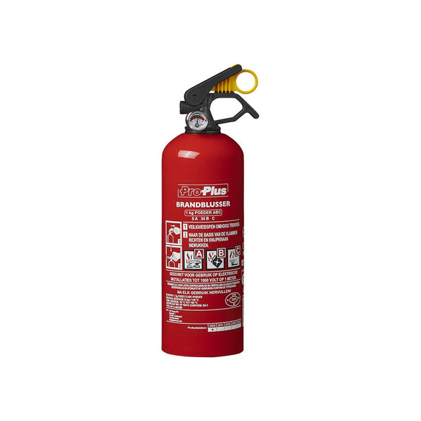 Brandblusser 1kg ABC poeder NL + manometer