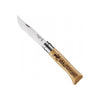 Pocket Knife N°08, Opinel, Engraved Alpine Sports, Stainless Steel/Beech Wood