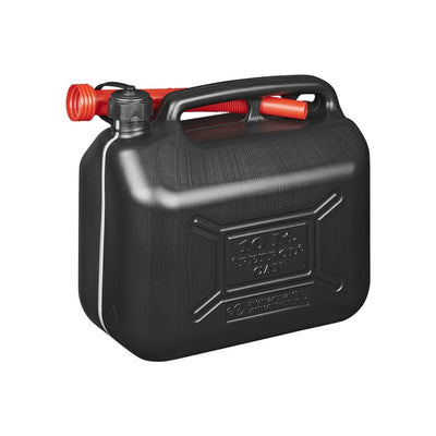 Jerrycan 10L kunststof zwart UN-gekeurd