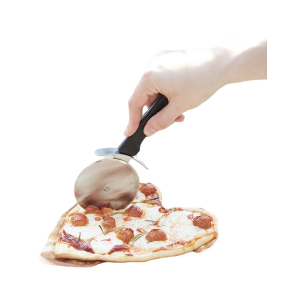 Barbecook Olivia pizza snijder uit RVS zwart 22.5cm