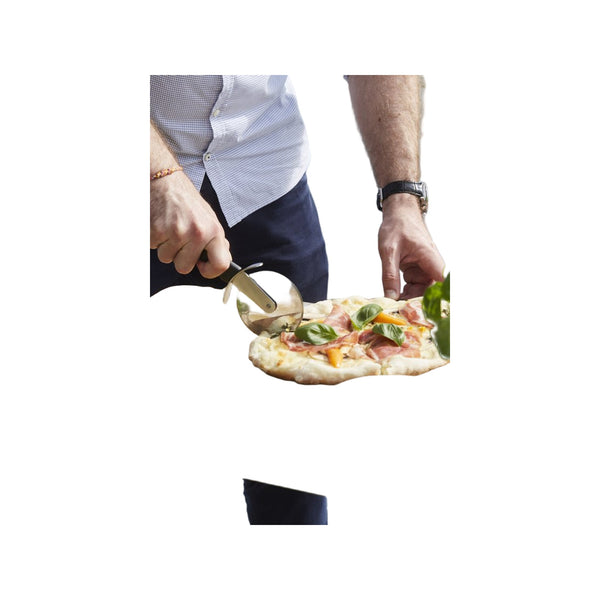 Barbecook Olivia pizza snijder uit RVS zwart 22.5cm