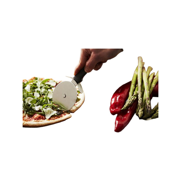 Barbecook Olivia pizza snijder uit RVS zwart 22.5cm