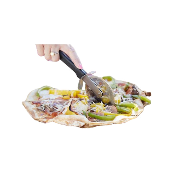 Barbecook Olivia pizza snijder uit RVS zwart 22.5cm