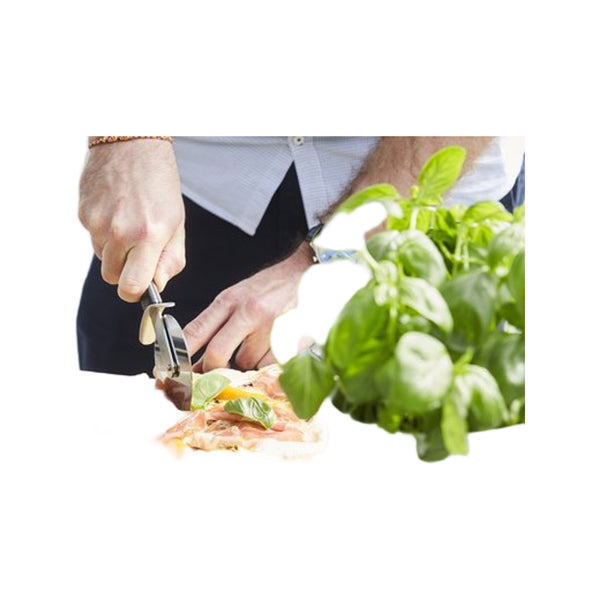 Barbecook Olivia pizza snijder uit RVS zwart 22.5cm