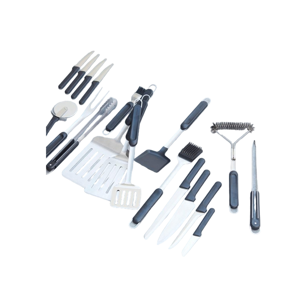 Barbecook Olivia set van 4 steak messen uit rvs zwart 25cm