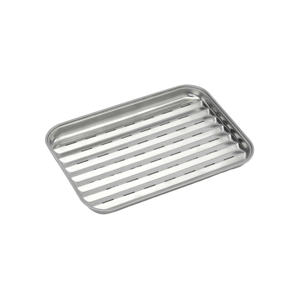 Barbecook Reusable Stainless Steel Grill Pan 34.5x24cm