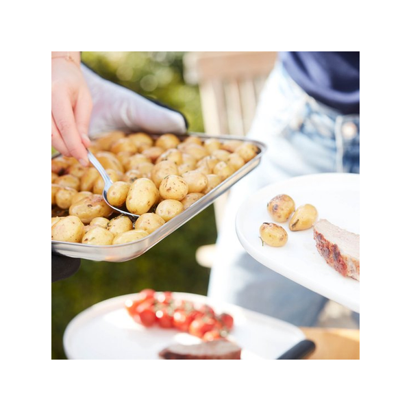 Barbecook Reusable Stainless Steel Grill Pan 34.5x24cm