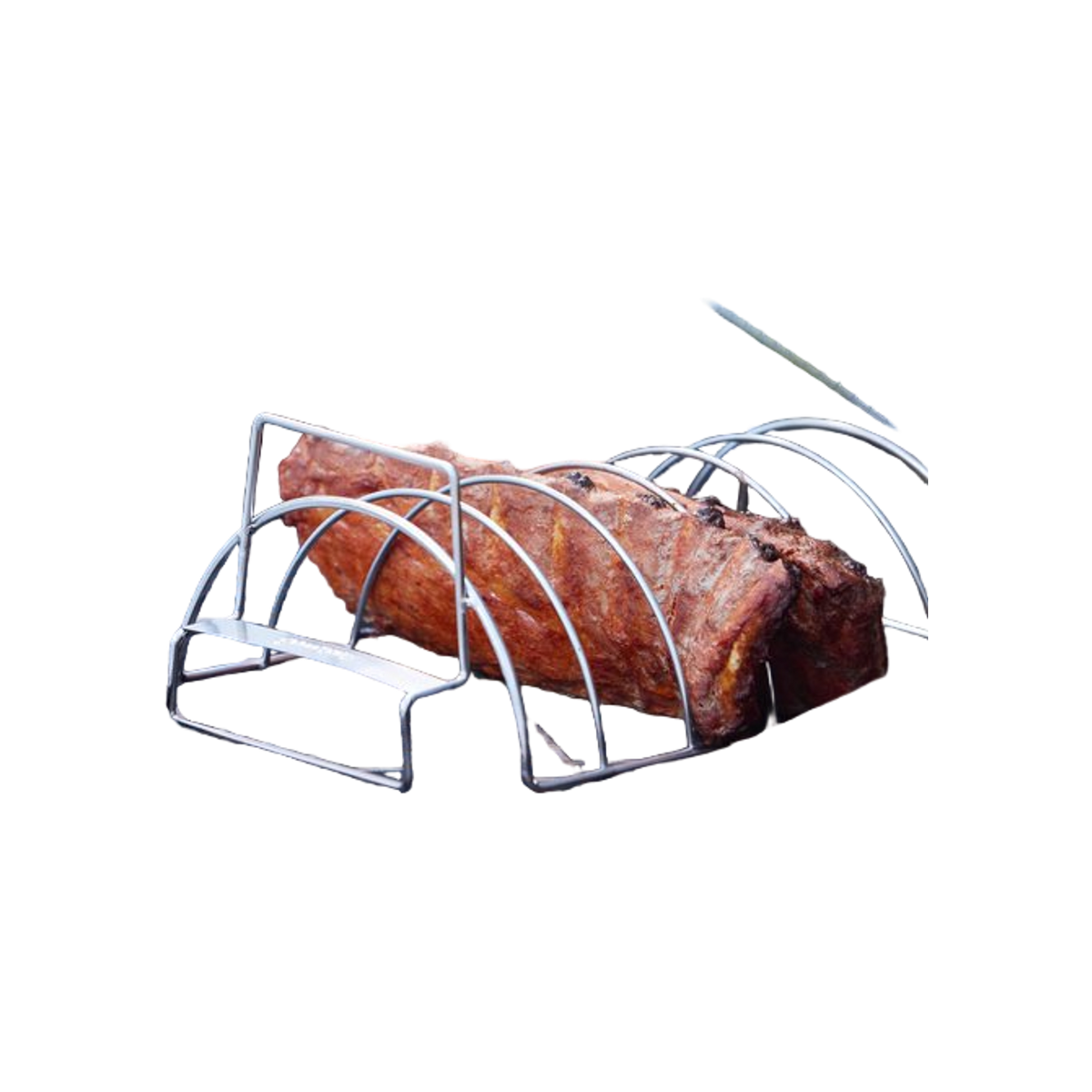 Barbecook vlees- en ribrek uit rvs