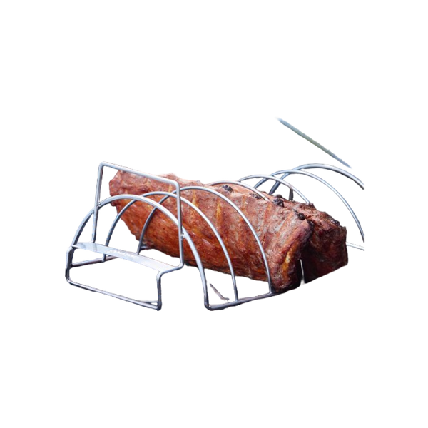 Barbecook vlees- en ribrek uit rvs