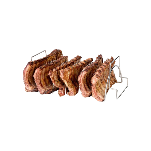 Barbecook vlees- en ribrek uit rvs