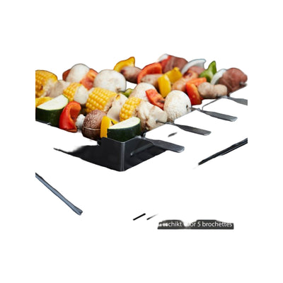 Barbecook brochettehouder uit rvs voor 5 stuks
