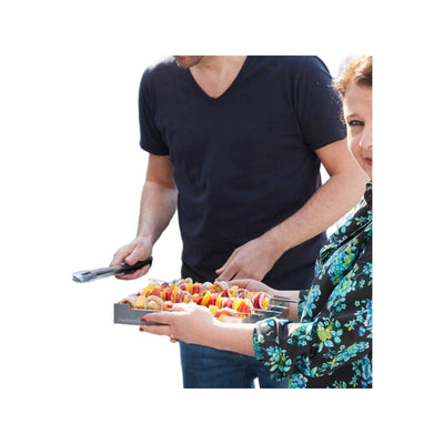 Barbecook brochettehouder uit rvs voor 5 stuks