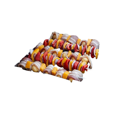 Barbecook brochettehouder uit rvs voor 5 stuks