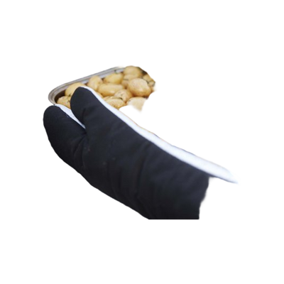 Barbecook BBQ Handschuhe Lang 40cm Baumwolle Aluminium Schwarz