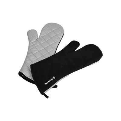 Barbecook BBQ Handschuhe Lang 40cm Baumwolle Aluminium Schwarz