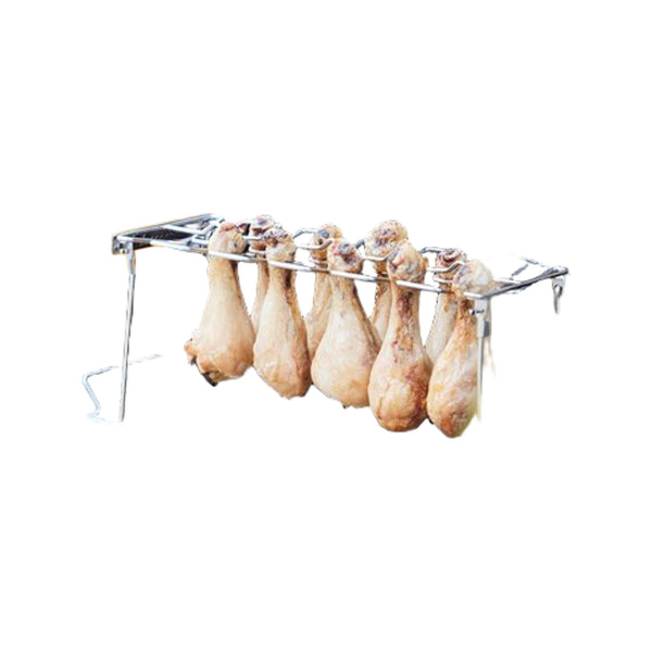 Barbecook rek voor 12 drumsticks uit rvs