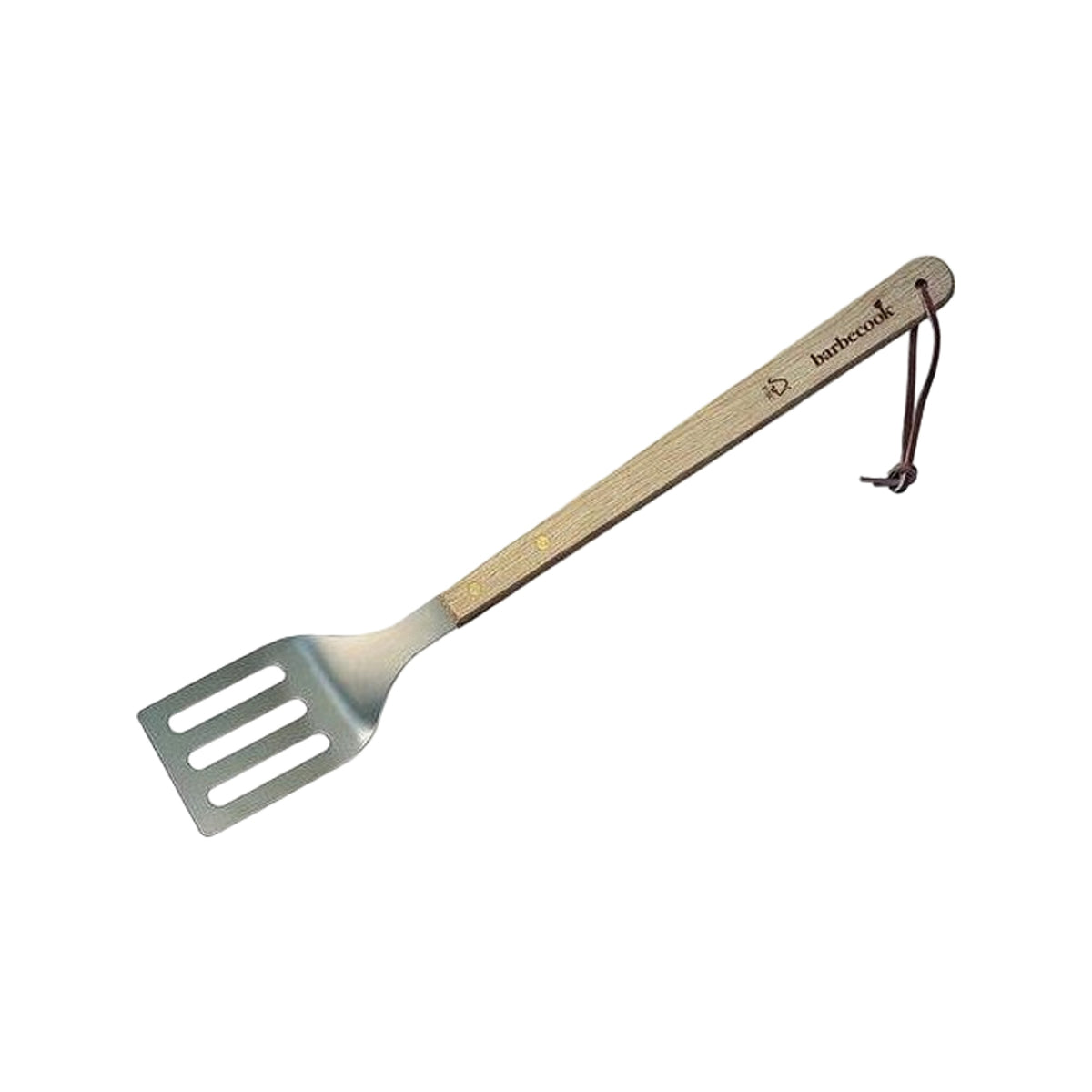 Barbecook FSC RVS en Houten BBQ Spatel 46cm