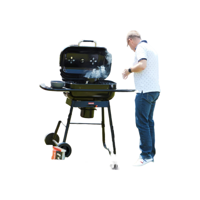 Barbecook Magnus Premium houtskoolbarbecue zwart