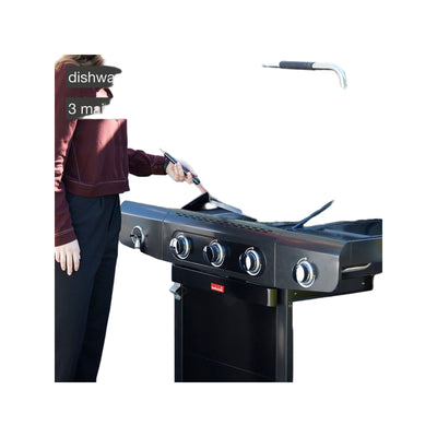 Barbecook Siesta 310 Graphite Gasbarbecue Zwart 3-Pits