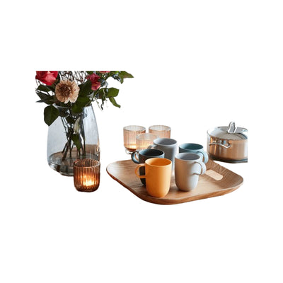 Point-Virgule Mok Met Oor Uit Pla Lichtgrijs 450Ml