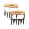 Barbecook Meat Claws Set van 2 - Roestvrij Staal & FSC Hout