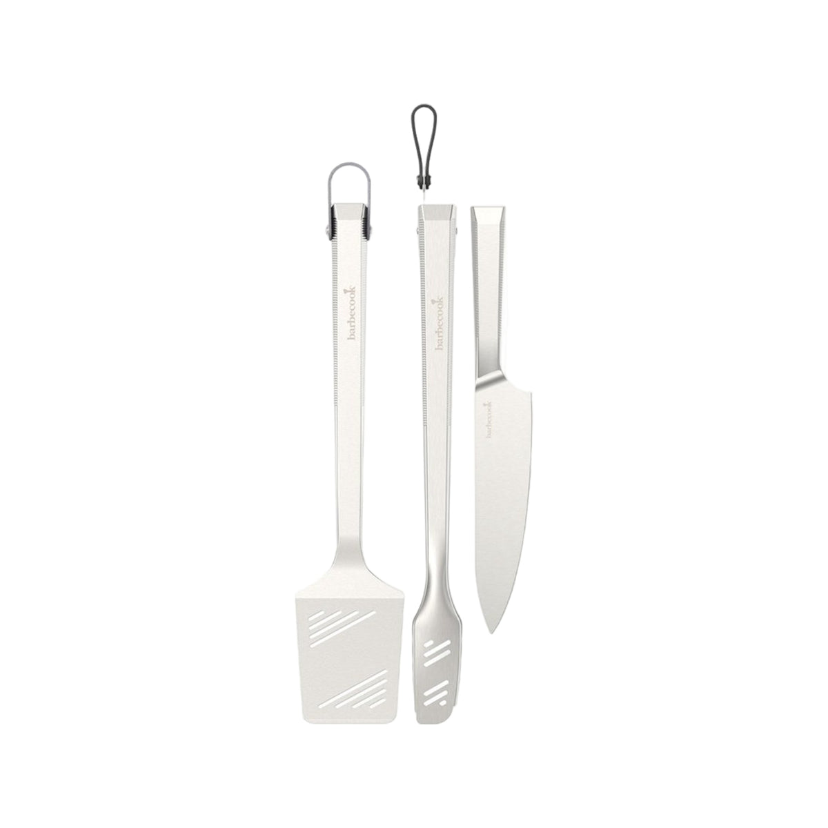 Barbecook Premium BBQ Gereedschapsset - RVS Spatel, Tang & Chefmes 45.7cm