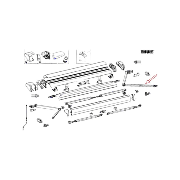 Thule RH spring arm 6300 3,00/5,00m