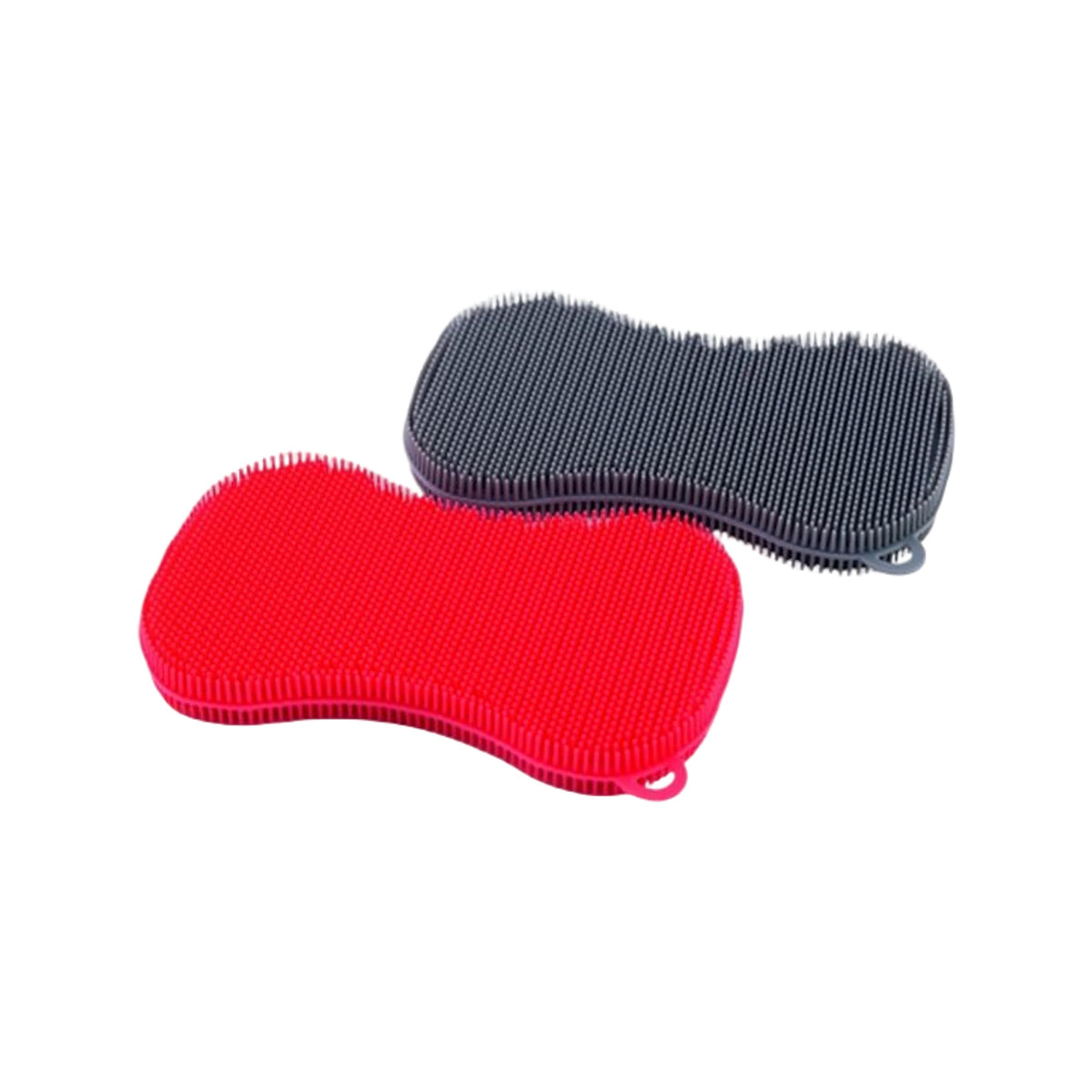 Dotz Schuurspons Uit Silicone Grijs Of Rood 13X8Cm
