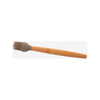 Point-Virgule Silicone Borstel Met Bamboe Handvat Taupe 25Cm