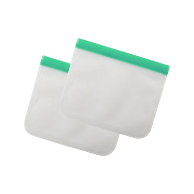 Dotz Set Van 2 Herbruikbare Ziplock Zakken Uit Peva Groen 750Ml