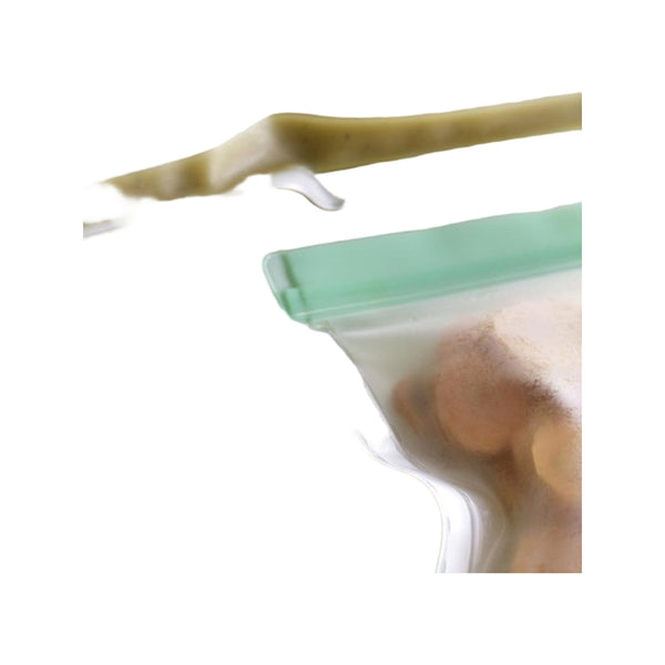 Dotz Set Van 2 Herbruikbare Ziplock Zakken Uit Peva Groen 750Ml