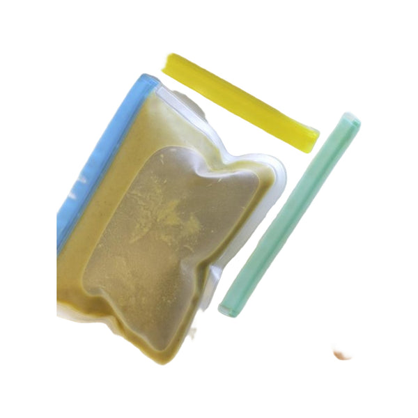 Dotz Set Van 2 Herbruikbare Ziplock Zakken Uit Peva Groen 750Ml