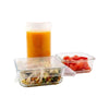 Dotz Set Van 4 Vierkante Silicone Vershouddeksels 9.5, 14, 19 En 25Cm