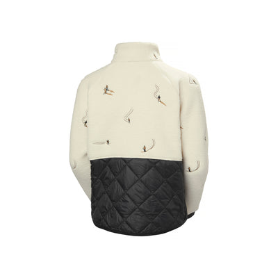 Helly Hansen W Bliss Hybrid Jacket — Cream Skiers Embroidery