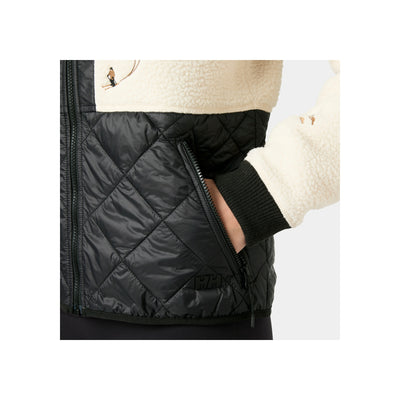 Helly Hansen W Bliss Hybrid Jacket — Cream Skiers Embroidery
