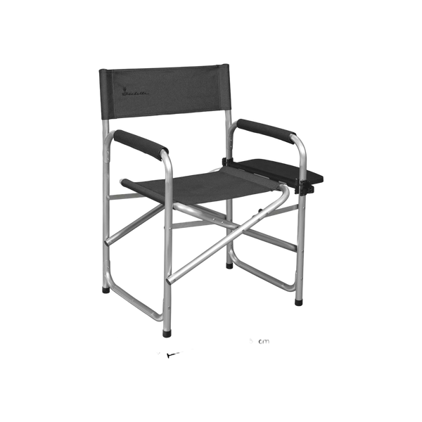 Isabella Regisseursstoel met zijtafel, Dark Grey