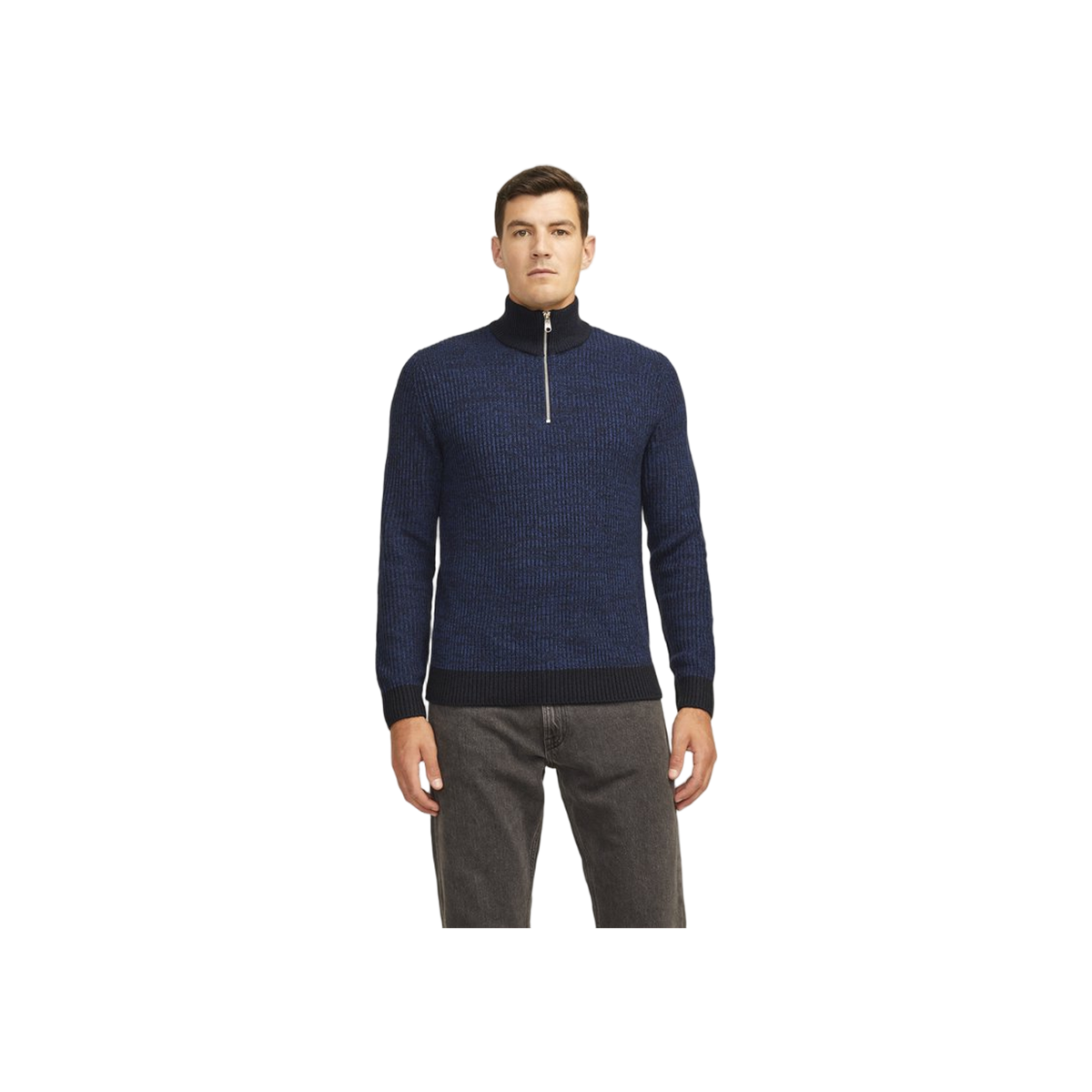 JJ Rebel Jrebliam Knit Half Zip